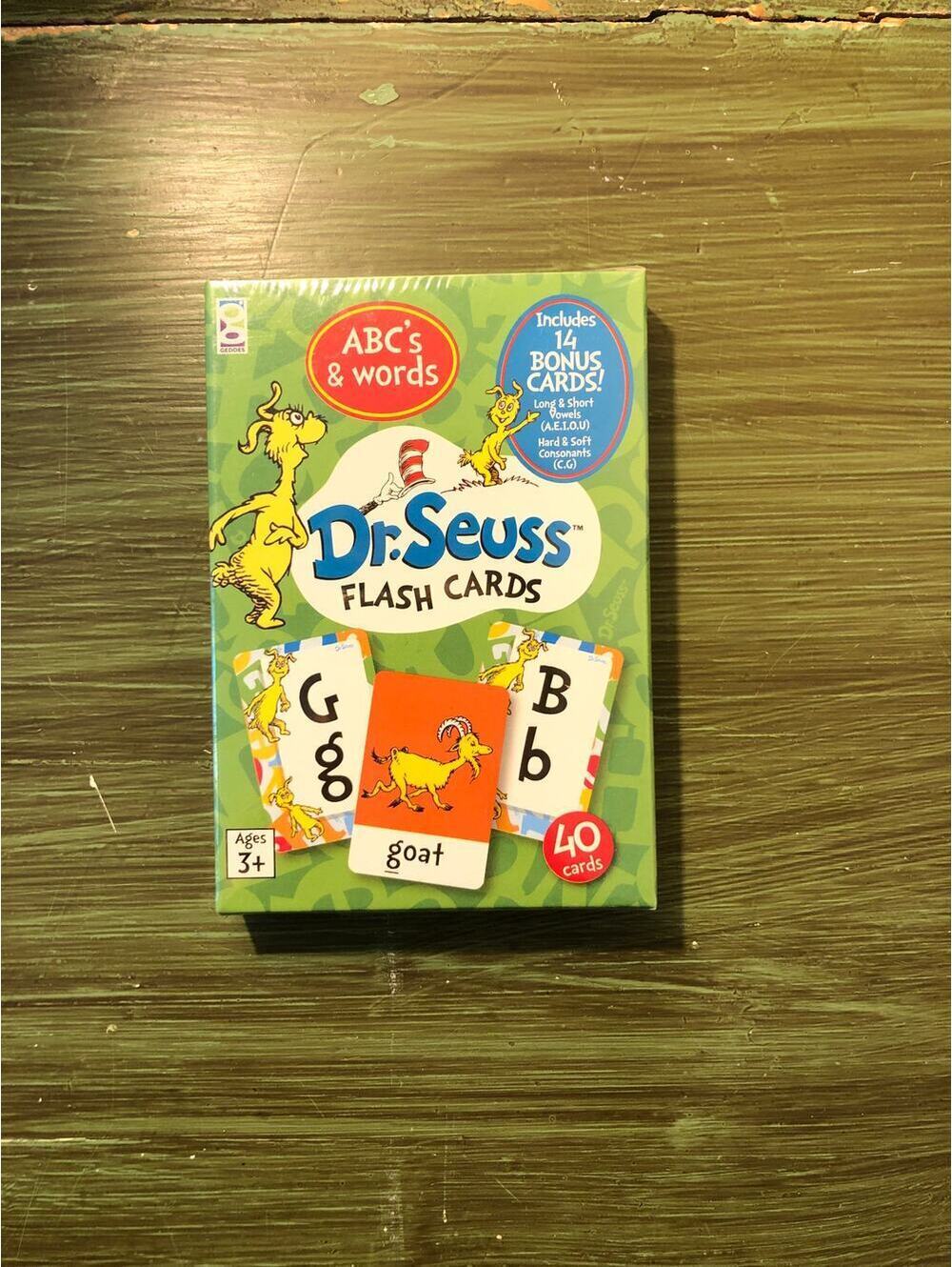 Dr. Seuss ABCs and Words Flash Cards 40 Cards
